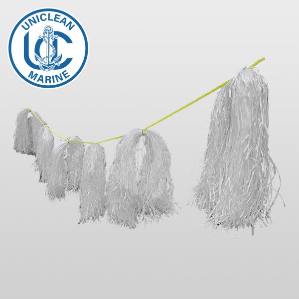 cuerda con pompoms absorbentes de hidrocarburos-a